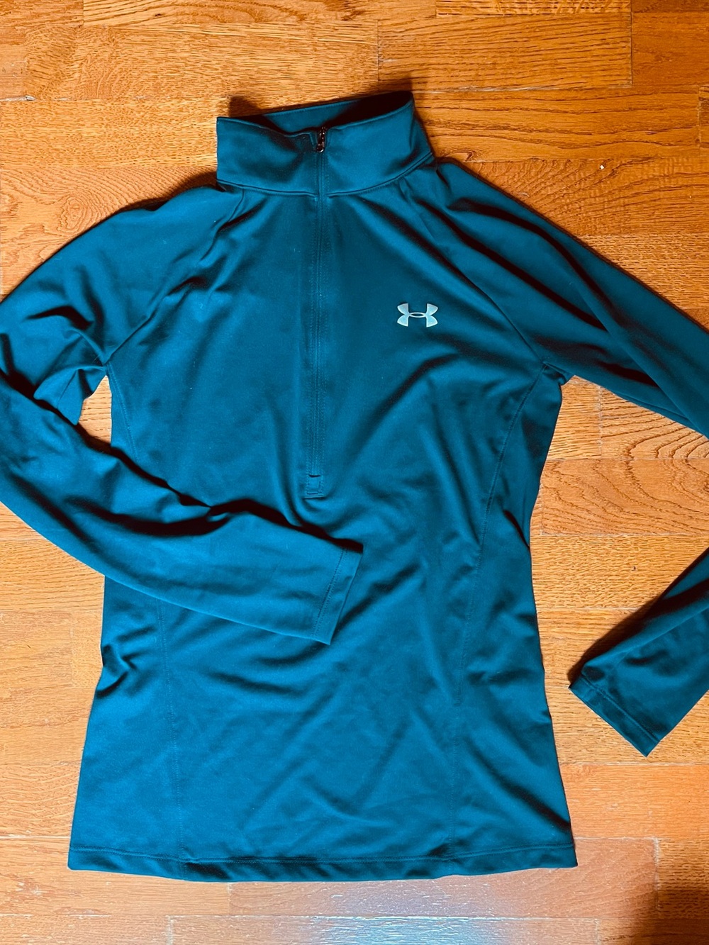 Under Armour Women's Tech ½ Zip XS Deep Teal Performance Top - Picture 2 of 6